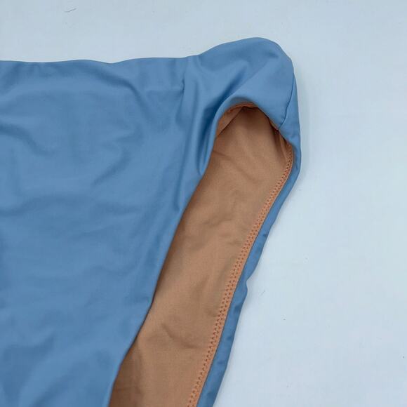 NWT J. Crew Blue High Rise Bikini Swim Bathing Suit Bottom Women's Size Medium - Picture 3 of 8